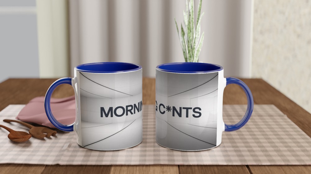 Morning C*nts - Funny Rude Mug — view 4