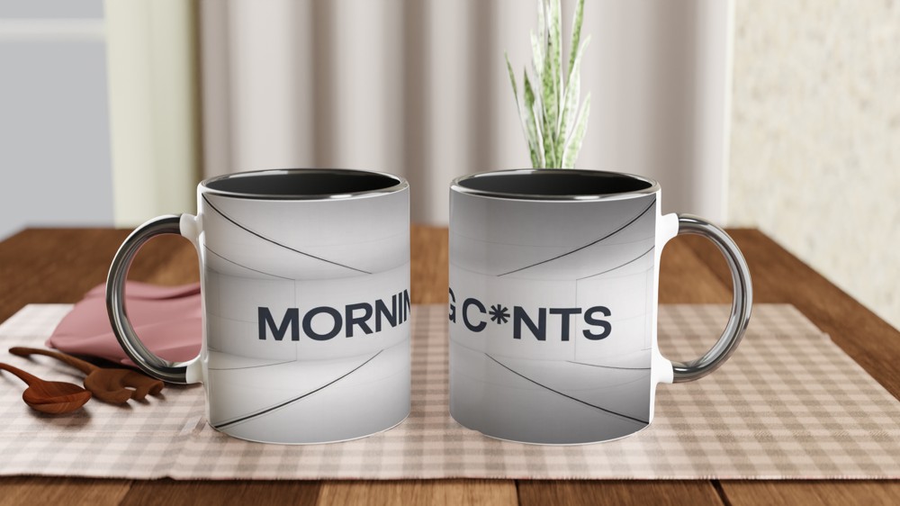 Morning C*nts - Funny Rude Mug — view 9