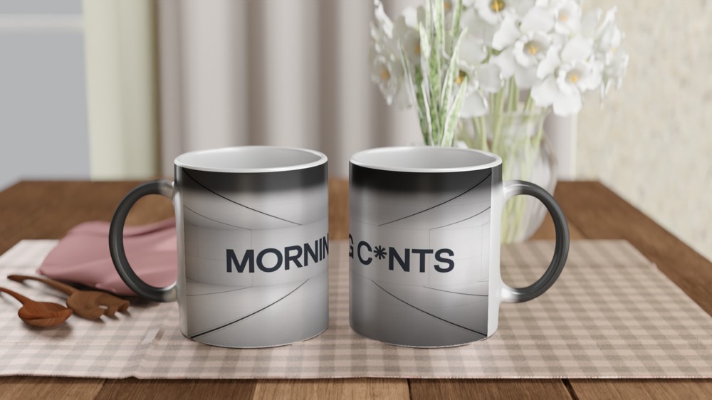 Morning C*nts - Funny Rude Mug — view 3