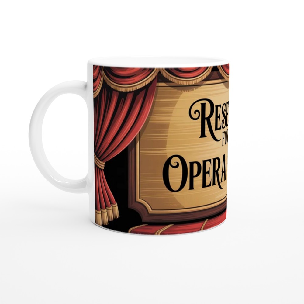 Phantom of the Opera Mug | Reserved for The Opera Ghost | Musical Theatre Gift | West End Theatre Present — view 10