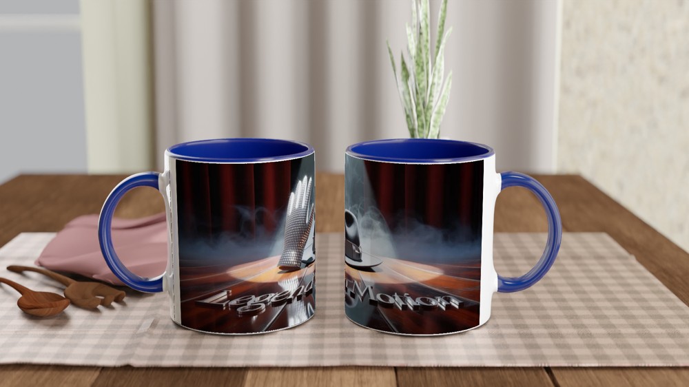 Legend in Motion - Rhinestone Glove and Fedora Stage Mug — view 4
