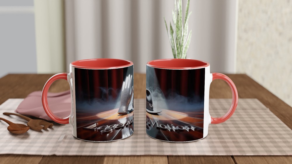 Legend in Motion - Rhinestone Glove and Fedora Stage Mug — view 7