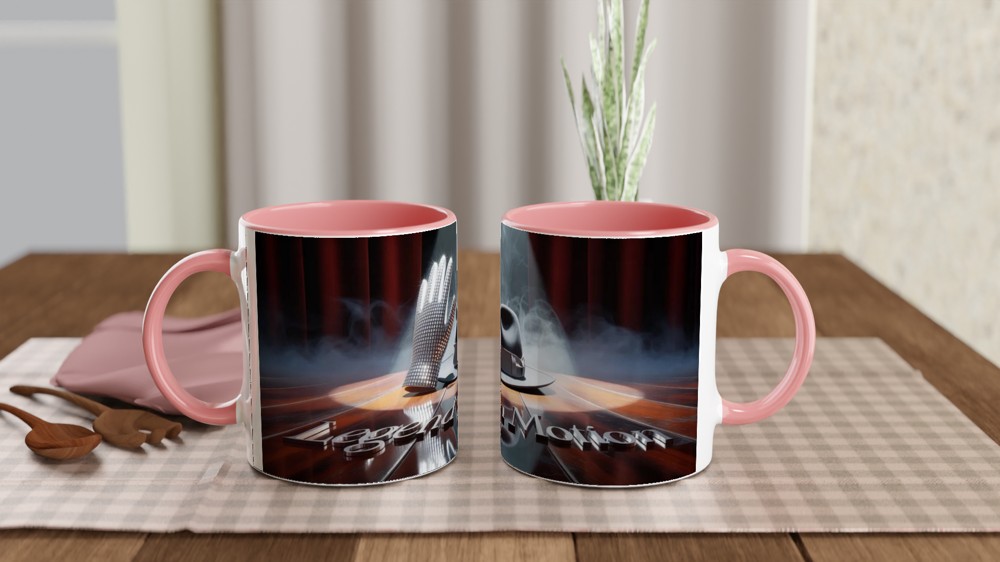 Legend in Motion - Rhinestone Glove and Fedora Stage Mug — view 6