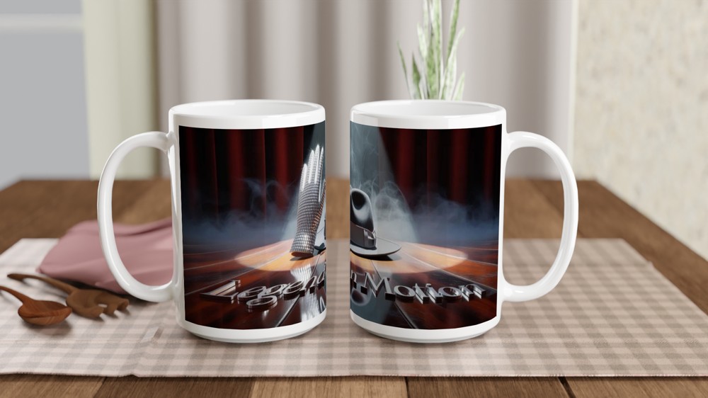 Legend in Motion - Rhinestone Glove and Fedora Stage Mug — view 2