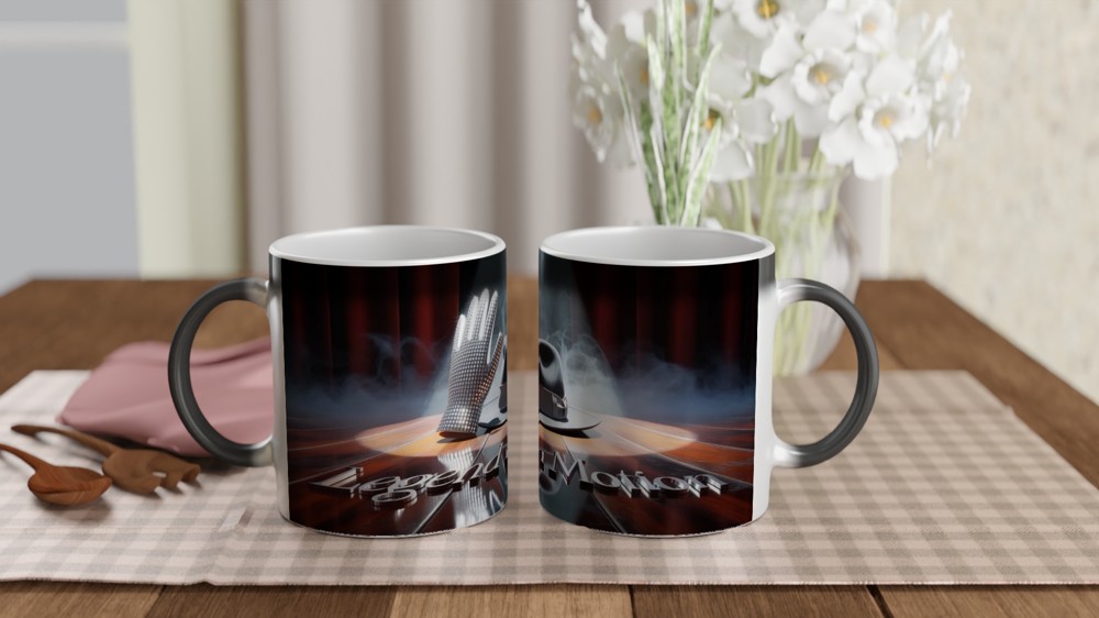 Legend in Motion - Rhinestone Glove and Fedora Stage Mug — view 3