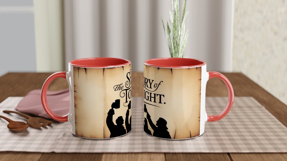 The Story of Tonight - Revolutionary Silhouette Toast Mug — view 7