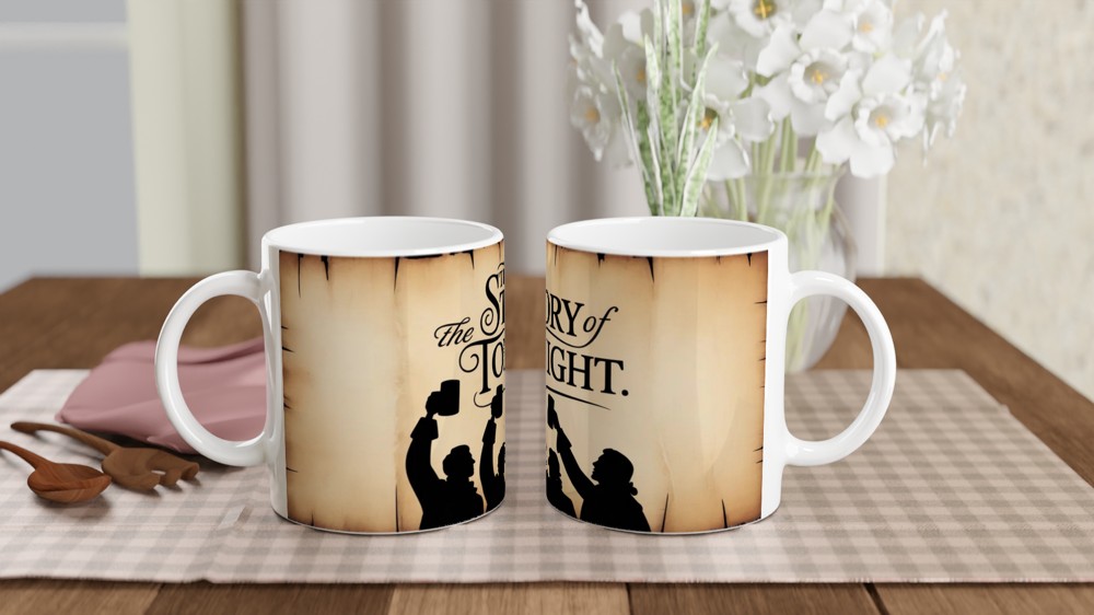 The Story of Tonight - Revolutionary Silhouette Toast Mug