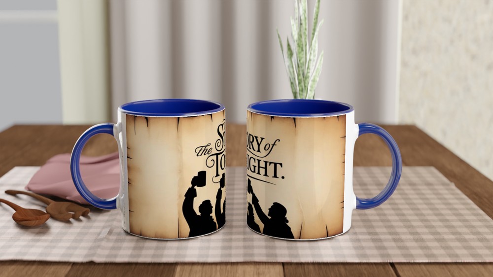 The Story of Tonight - Revolutionary Silhouette Toast Mug — view 4
