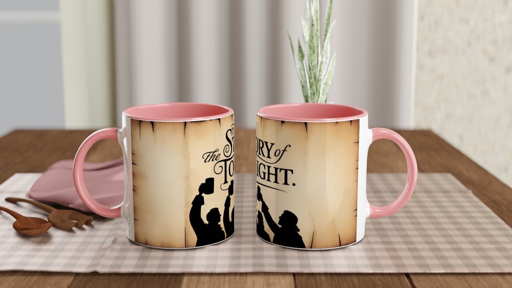 The Story of Tonight - Revolutionary Silhouette Toast Mug — view 6