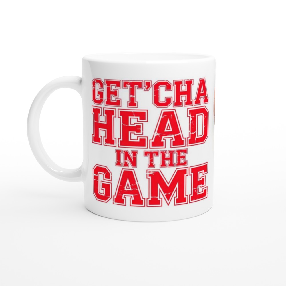 Get'cha Head In The Game Basketball Mug — view 10