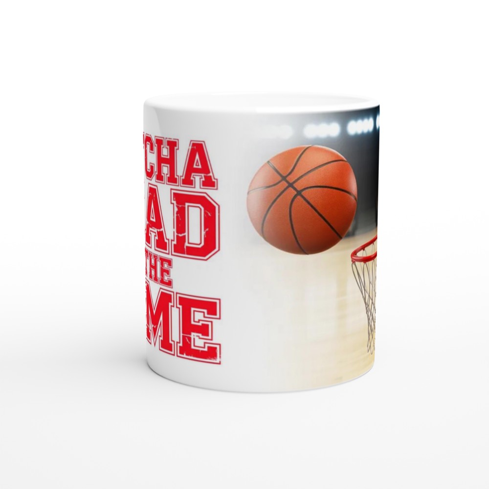 Get'cha Head In The Game Basketball Mug — view 11