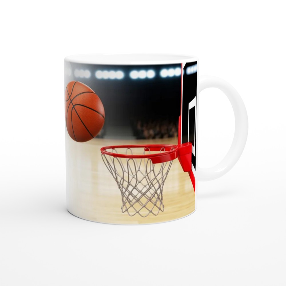 Get'cha Head In The Game Basketball Mug — view 12