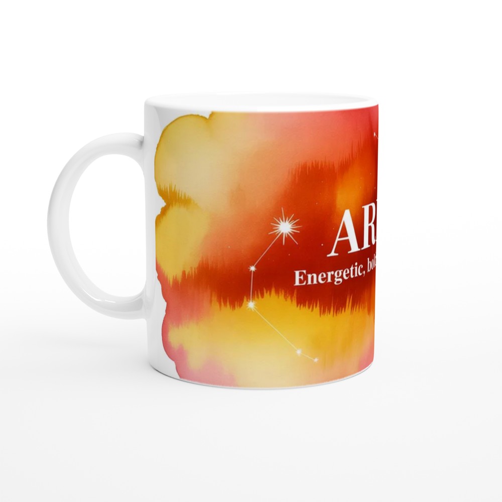 Aries Zodiac Mug | Star Sign Constellation Gift | Astrology Birthday Present for Her and Him — view 10