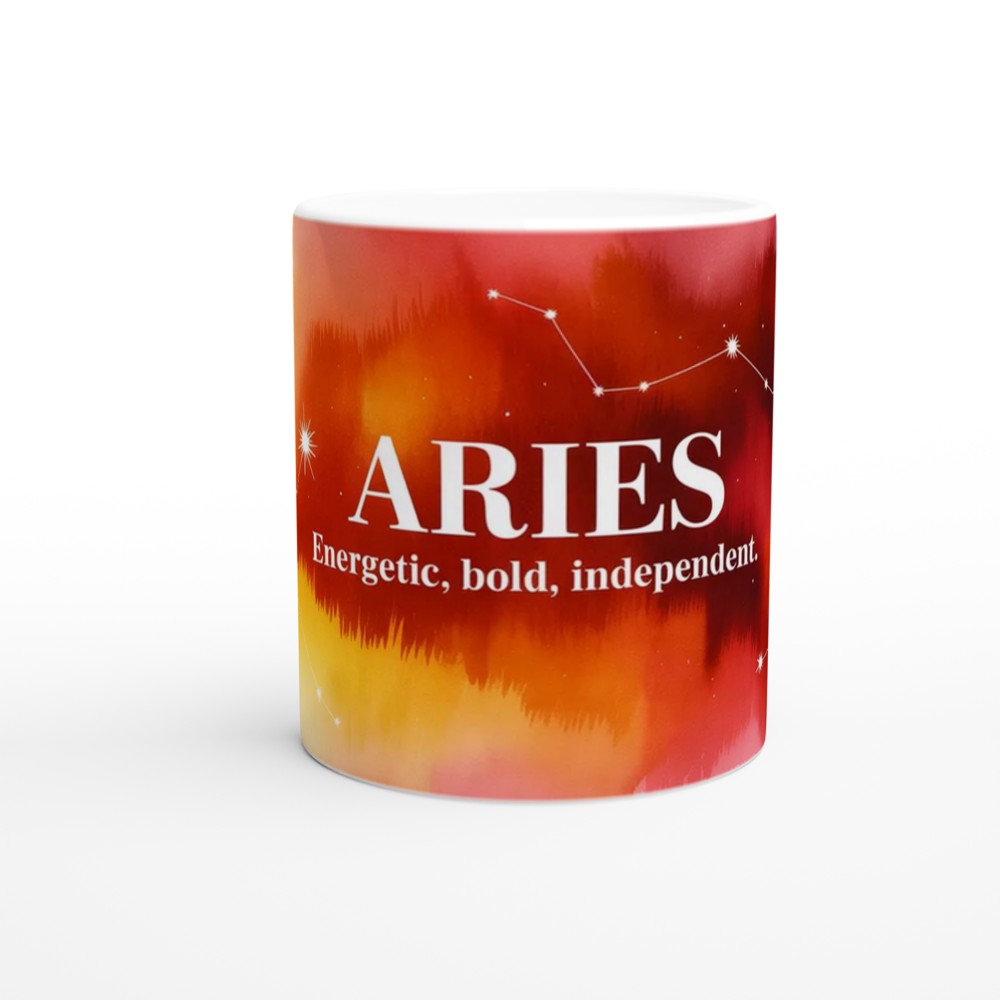 Aries Zodiac Mug | Star Sign Constellation Gift | Astrology Birthday Present for Her and Him — view 11