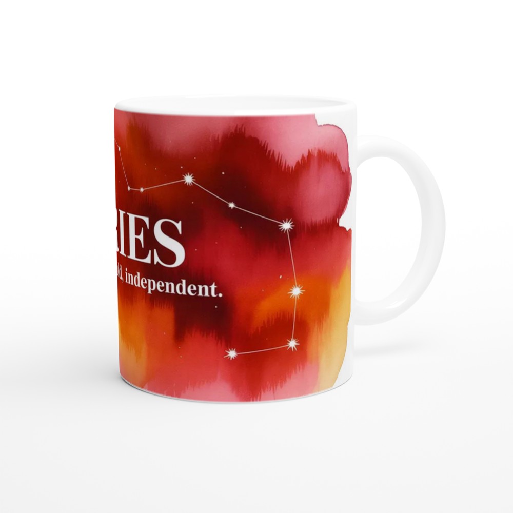 Aries Zodiac Mug | Star Sign Constellation Gift | Astrology Birthday Present for Her and Him — view 12