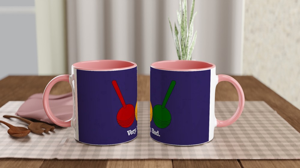 Heathers Mug | 'Very Very Bad' Quote | Musical Theatre Gift | Croquet Theme Present — view 6