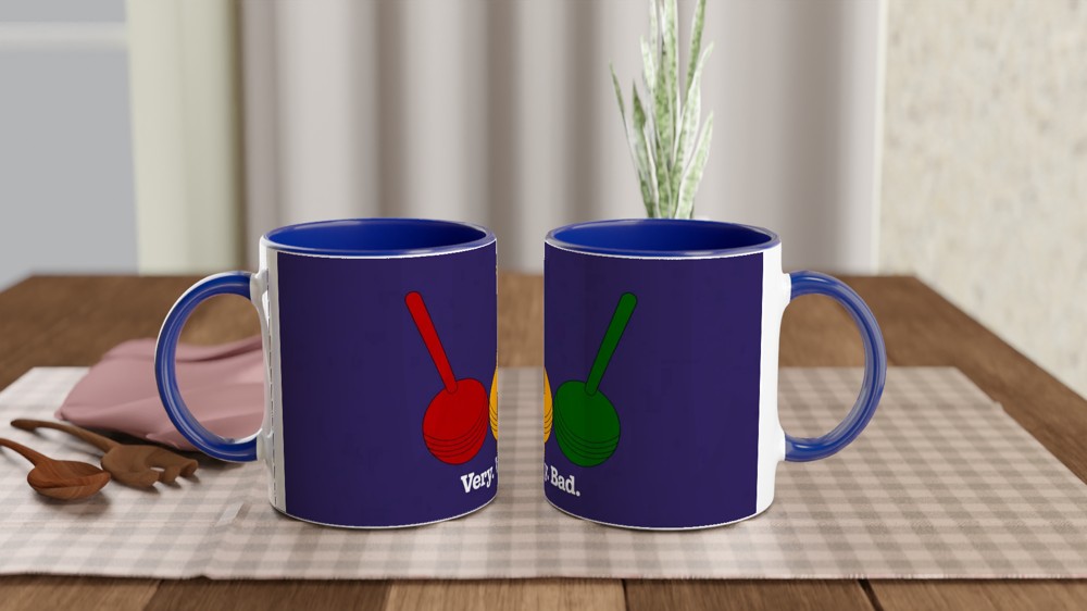 Heathers Mug | 'Very Very Bad' Quote | Musical Theatre Gift | Croquet Theme Present — view 4