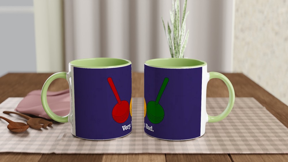 Heathers Mug | 'Very Very Bad' Quote | Musical Theatre Gift | Croquet Theme Present — view 5
