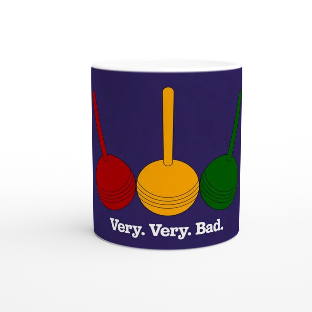 Heathers Mug | 'Very Very Bad' Quote | Musical Theatre Gift | Croquet Theme Present — view 11