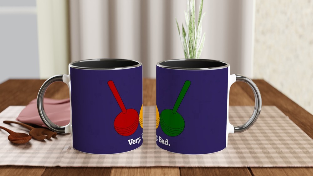 Heathers Mug | 'Very Very Bad' Quote | Musical Theatre Gift | Croquet Theme Present — view 9