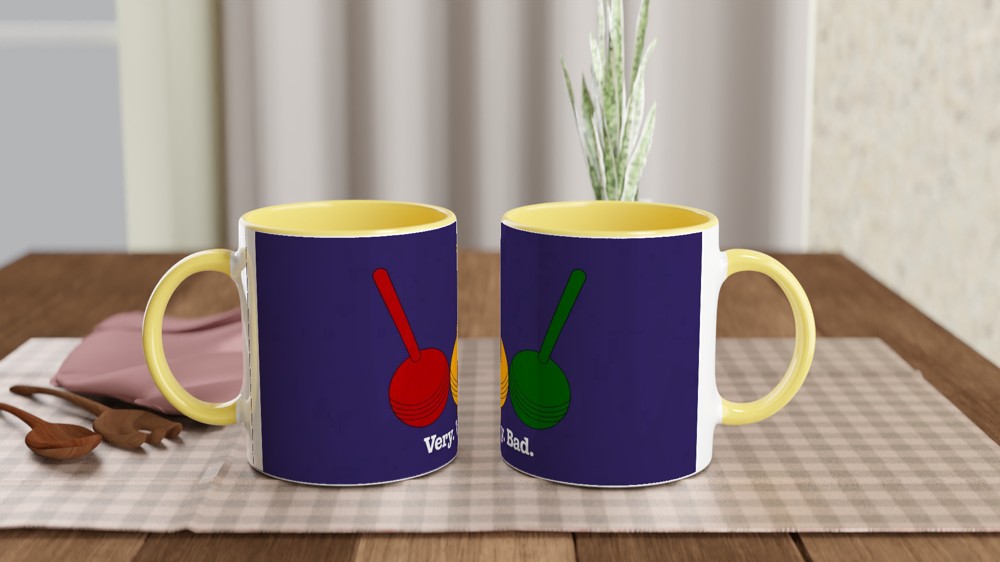 Heathers Mug | 'Very Very Bad' Quote | Musical Theatre Gift | Croquet Theme Present — view 8