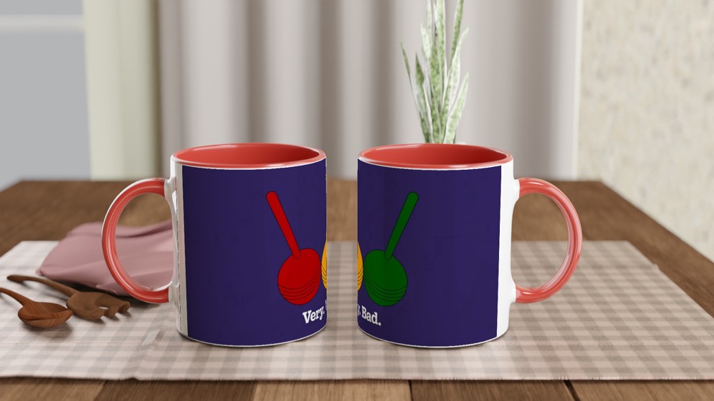 Heathers Mug | 'Very Very Bad' Quote | Musical Theatre Gift | Croquet Theme Present — view 7