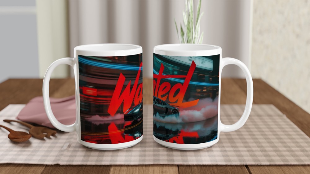 GTA Wasted Mug | Gamer Gift for Him | Grand Theft Auto Inspired Gaming Mug | Video Game Birthday Present for Best Friend — view 2