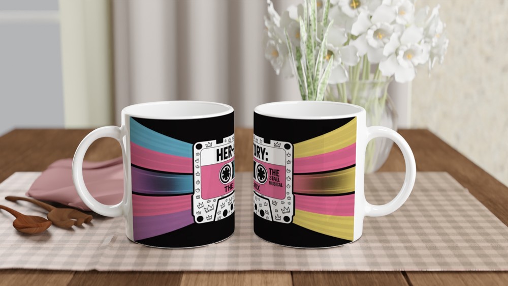 Her-Story The Remix Retro Cassette Tape Design Mug