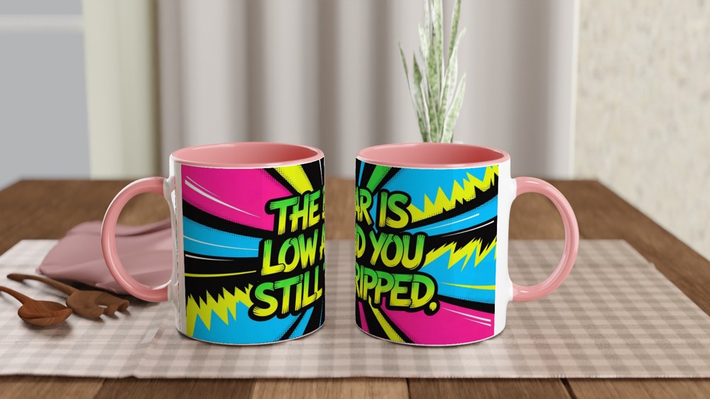 The Bar Is Low Mug | Sarcastic Sassy Quote | Funny Best Friend Gift | Colleague Office Present — view 6