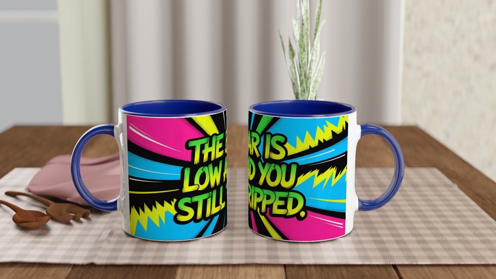 The Bar Is Low Mug | Sarcastic Sassy Quote | Funny Best Friend Gift | Colleague Office Present — view 4