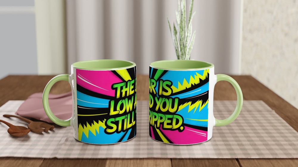 The Bar Is Low Mug | Sarcastic Sassy Quote | Funny Best Friend Gift | Colleague Office Present — view 5
