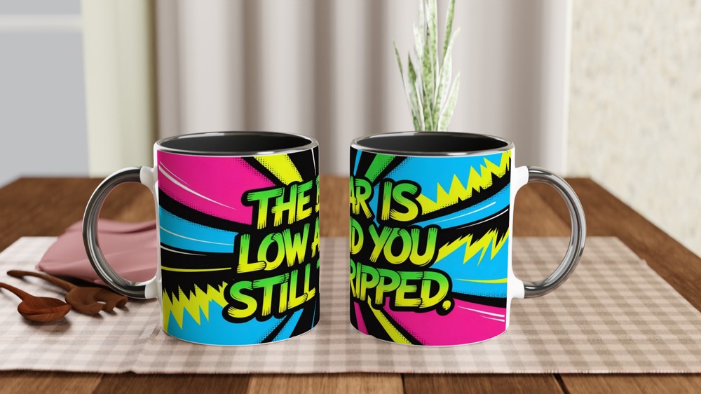 The Bar Is Low Mug | Sarcastic Sassy Quote | Funny Best Friend Gift | Colleague Office Present — view 9