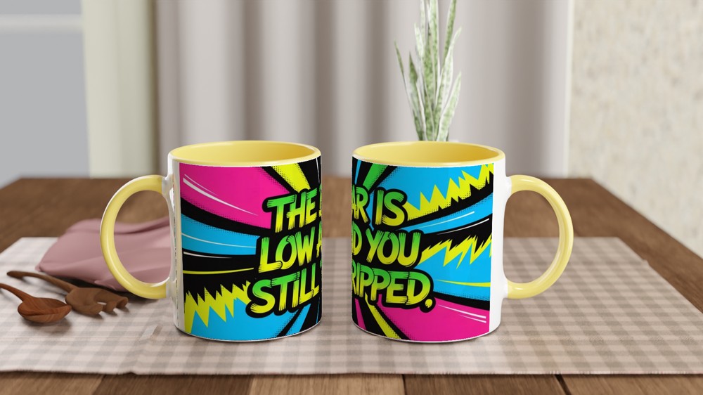 The Bar Is Low Mug | Sarcastic Sassy Quote | Funny Best Friend Gift | Colleague Office Present — view 8