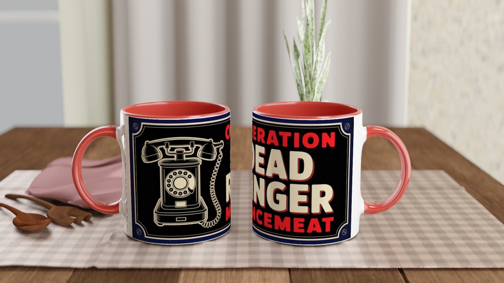 Operation Mincemeat Mug | 'Dead Ringer' 1940s Design | Musical Theatre Gift | Theatre Lover Present — view 7