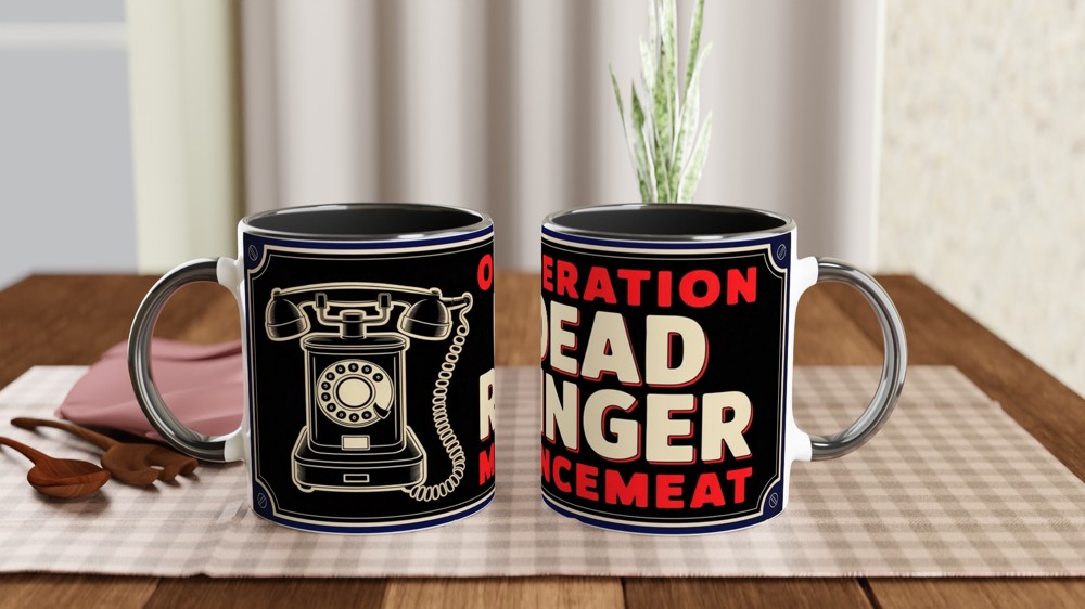 Operation Mincemeat Mug | 'Dead Ringer' 1940s Design | Musical Theatre Gift | Theatre Lover Present — view 9
