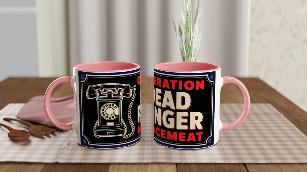 Operation Mincemeat Mug | 'Dead Ringer' 1940s Design | Musical Theatre Gift | Theatre Lover Present — view 6