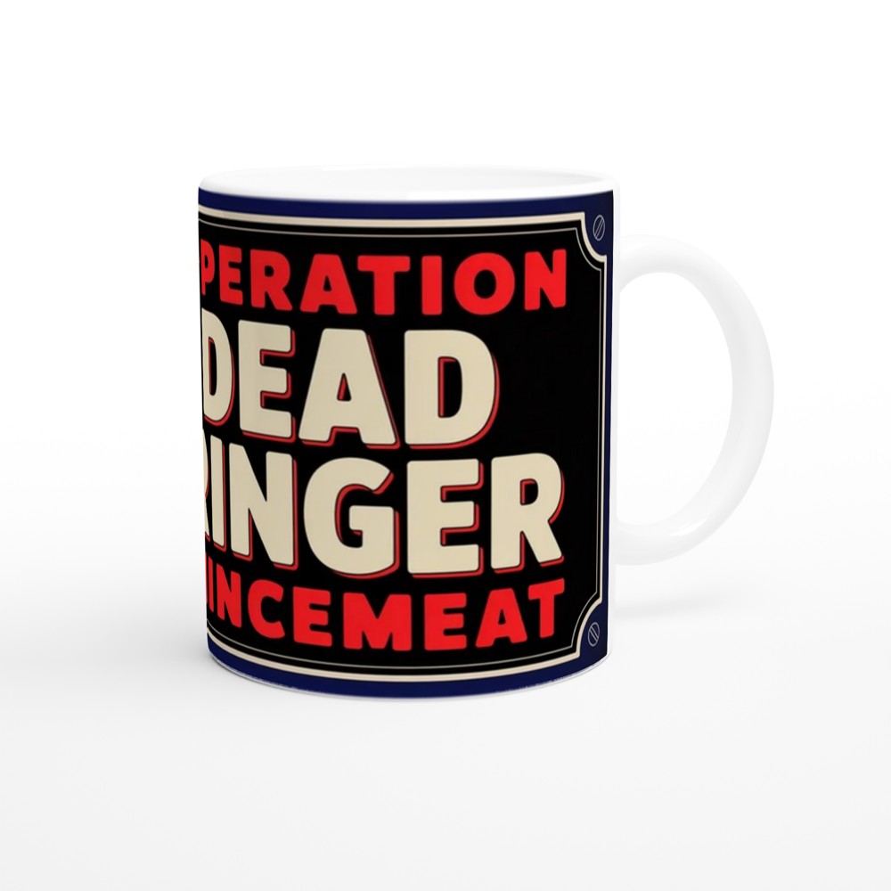 Operation Mincemeat Mug | 'Dead Ringer' 1940s Design | Musical Theatre Gift | Theatre Lover Present — view 12