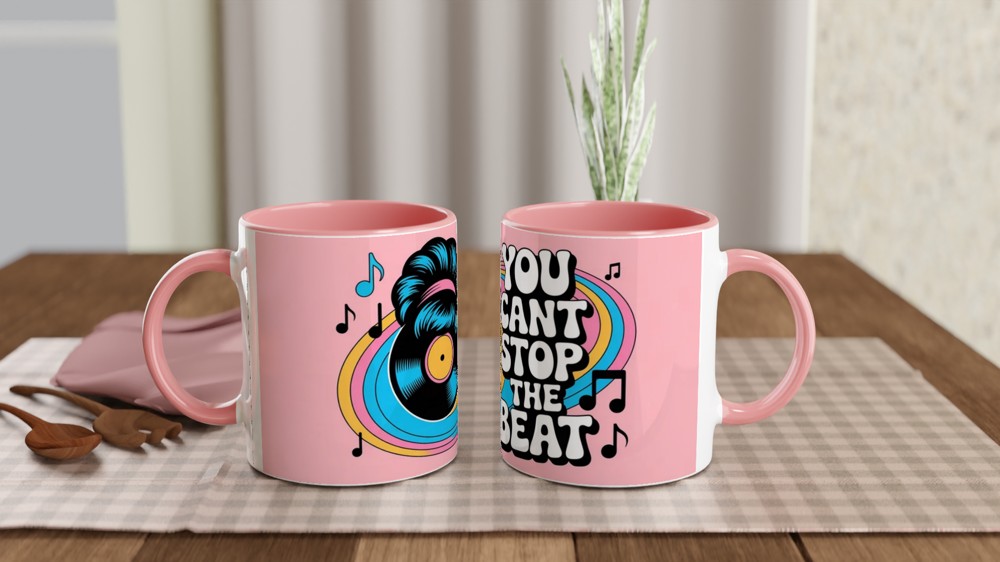 Hairspray Musical Mug | 'You Can't Stop The Beat' Quote | Retro Theatre Gift | West End Present — view 6