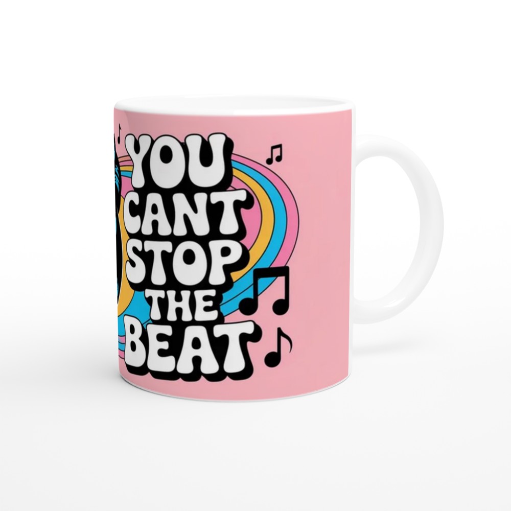 Hairspray Musical Mug | 'You Can't Stop The Beat' Quote | Retro Theatre Gift | West End Present — view 12