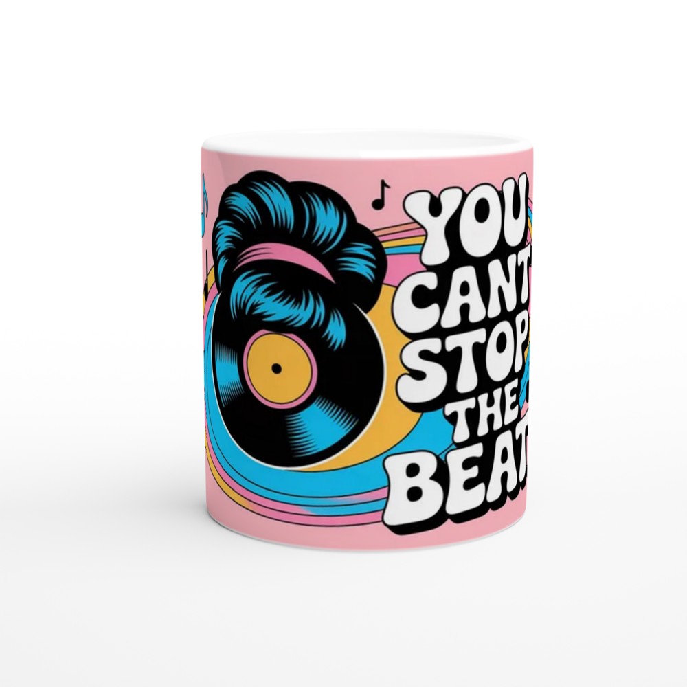Hairspray Musical Mug | 'You Can't Stop The Beat' Quote | Retro Theatre Gift | West End Present — view 11
