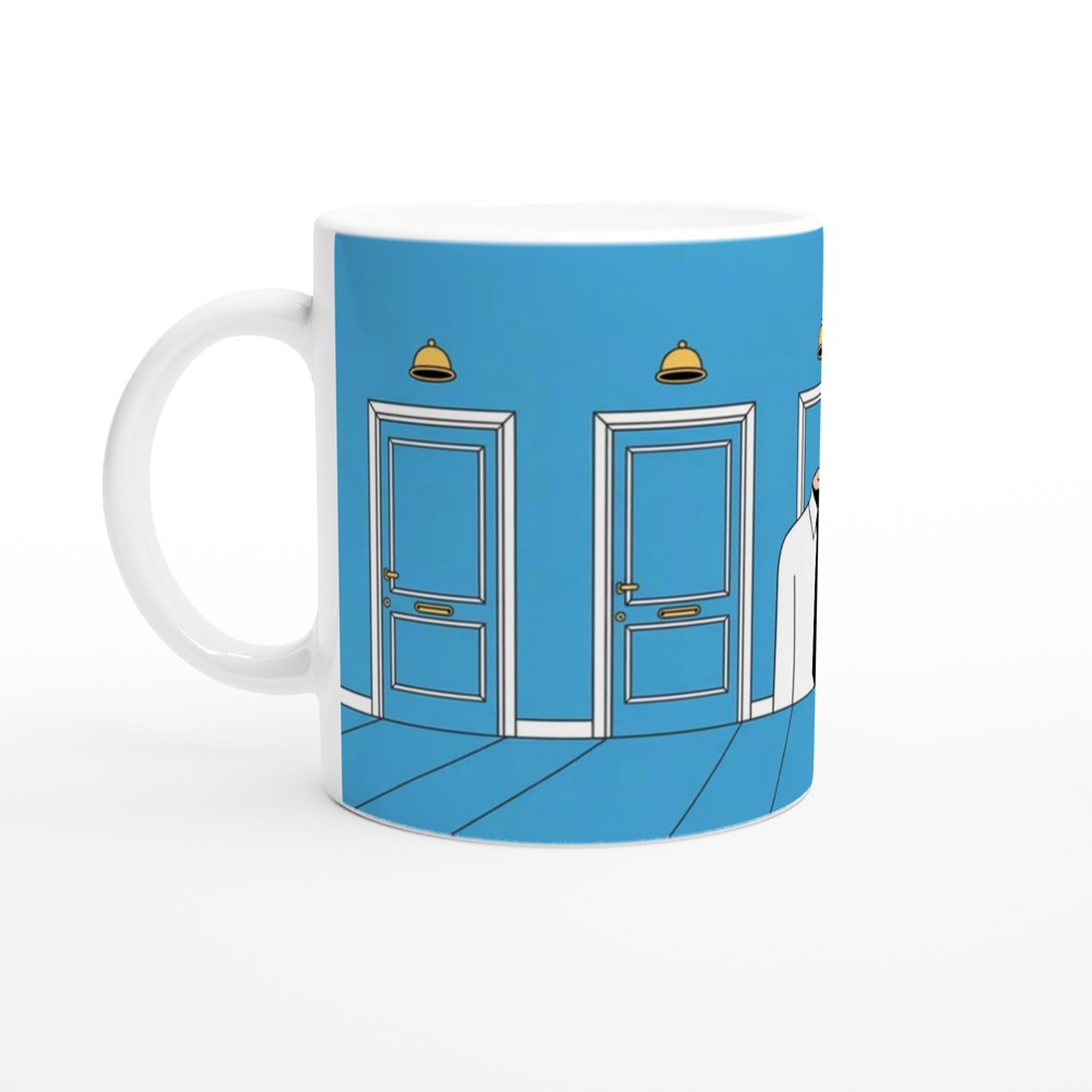 Book of Mormon Mug | Hello Musical Theatre Gift | Elder Price Doorbell Mug | Theatre Lover Present — view 10