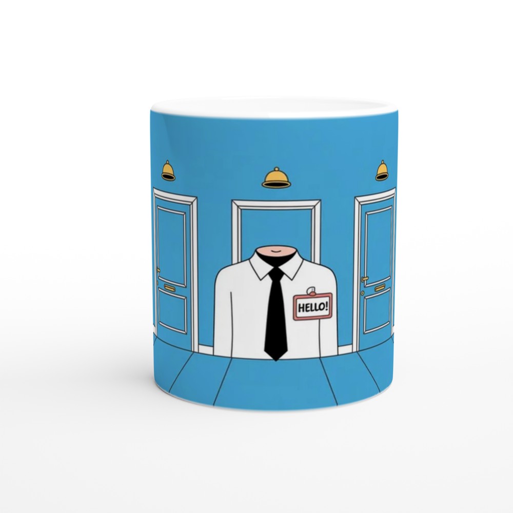 Book of Mormon Mug | Hello Musical Theatre Gift | Elder Price Doorbell Mug | Theatre Lover Present — view 11