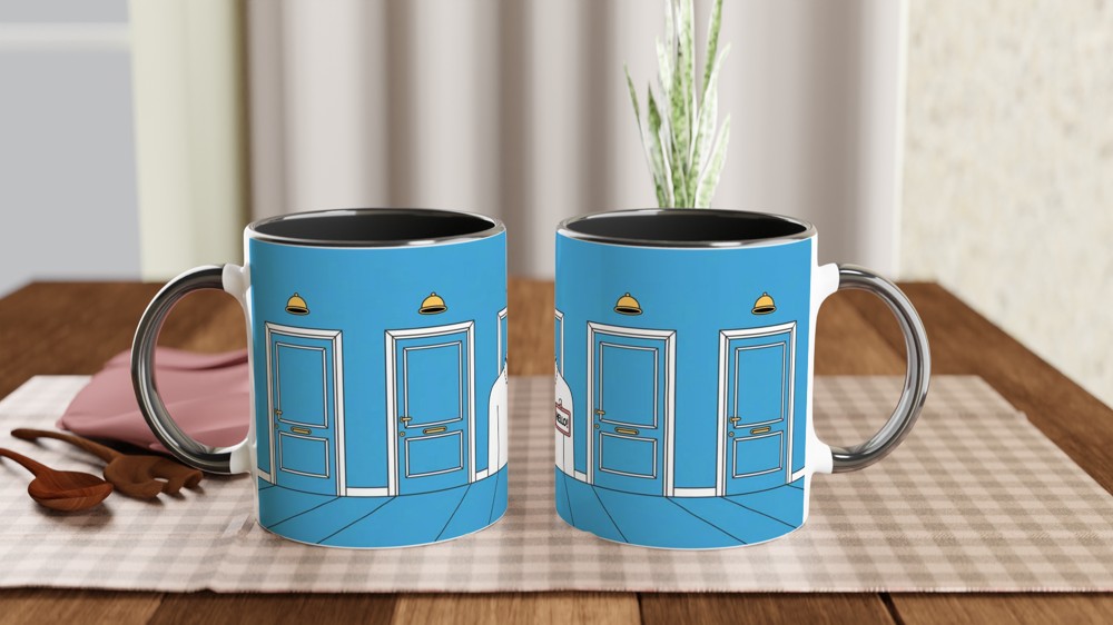Book of Mormon Mug | Hello Musical Theatre Gift | Elder Price Doorbell Mug | Theatre Lover Present — view 9