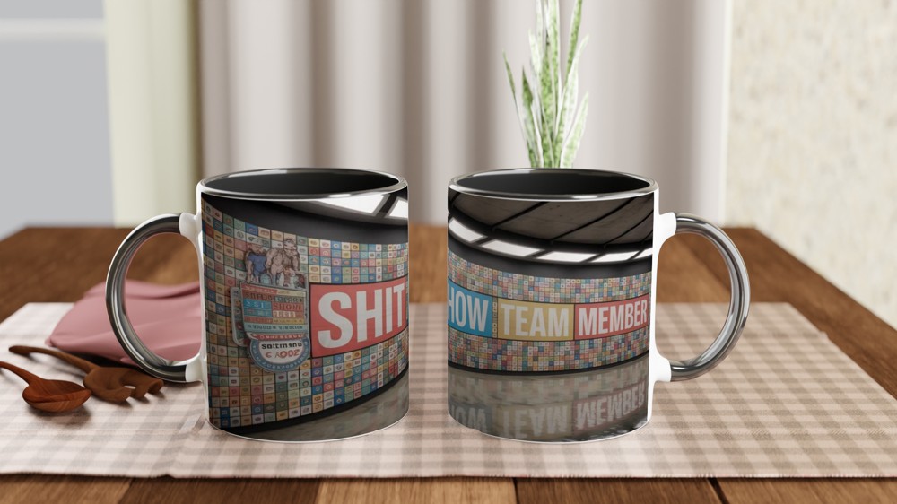Shit Show Team Member Funny Mug — view 9