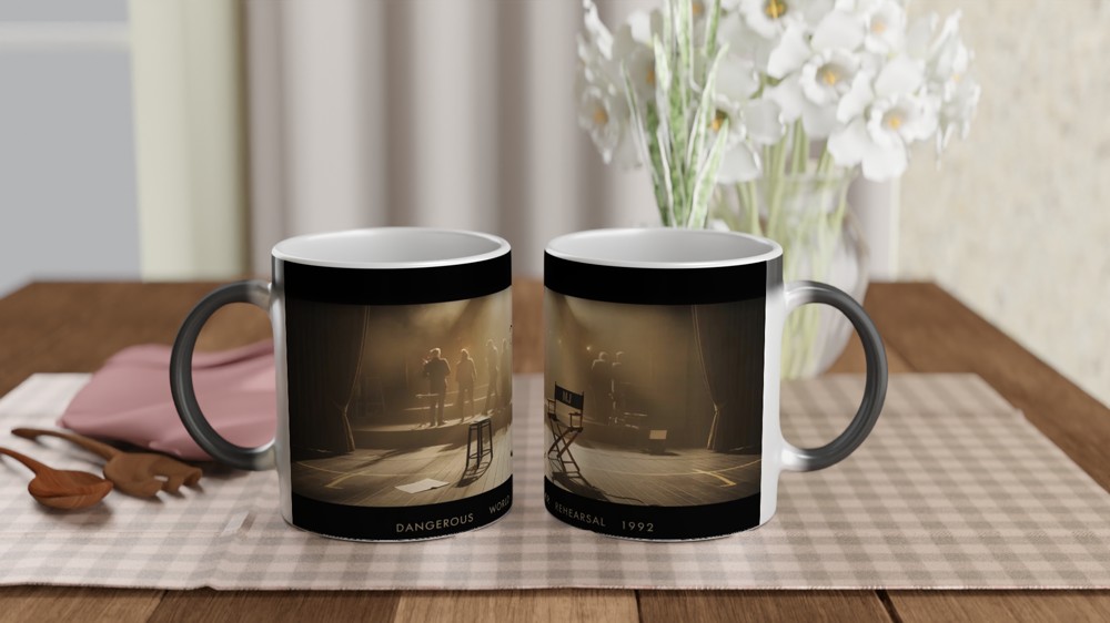 MJ Musical Mug | Broadway Rehearsal Stage Design | Theatre Lover Gift | King of Pop Tribute Present — view 3
