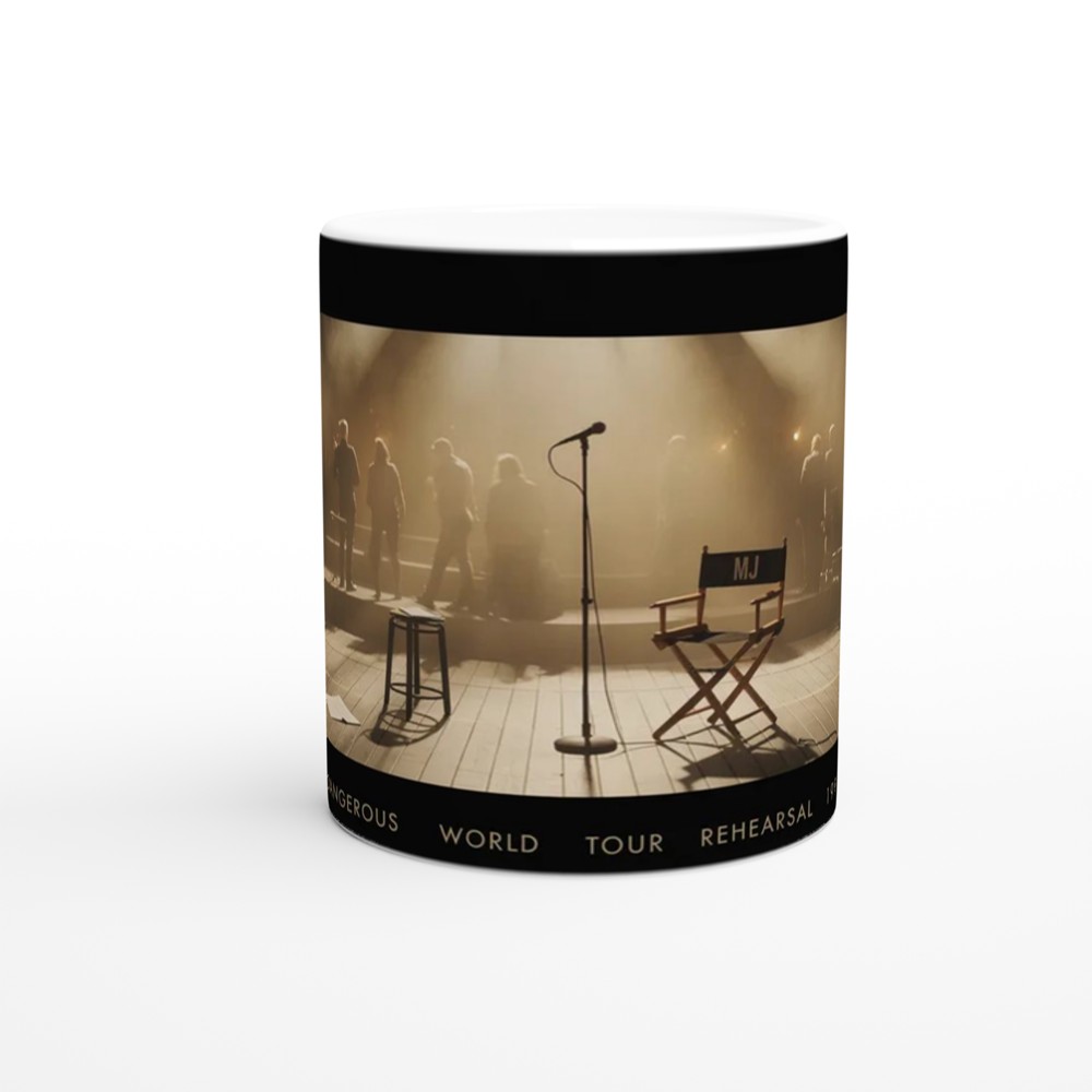 MJ Musical Mug | Broadway Rehearsal Stage Design | Theatre Lover Gift | King of Pop Tribute Present — view 11