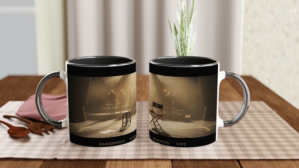 MJ Musical Mug | Broadway Rehearsal Stage Design | Theatre Lover Gift | King of Pop Tribute Present — view 9