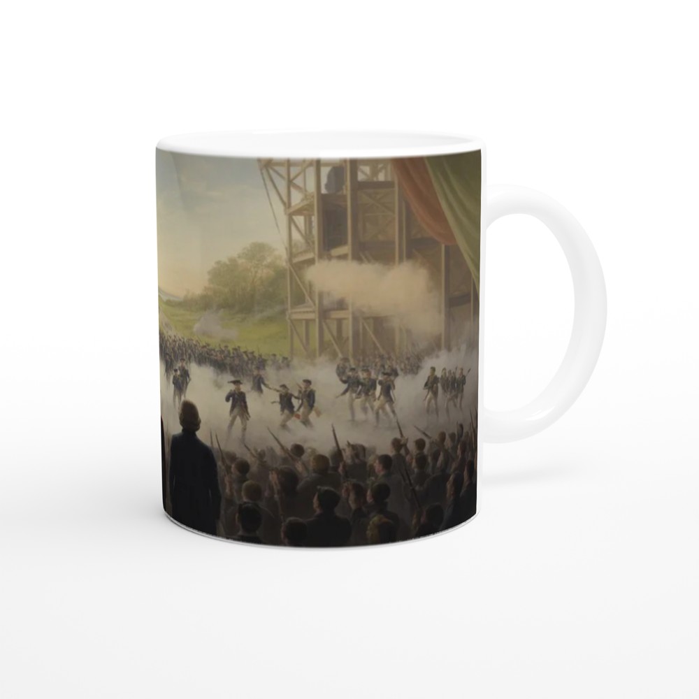 Revolutionary War Battle Theatre Stage Painting — view 12