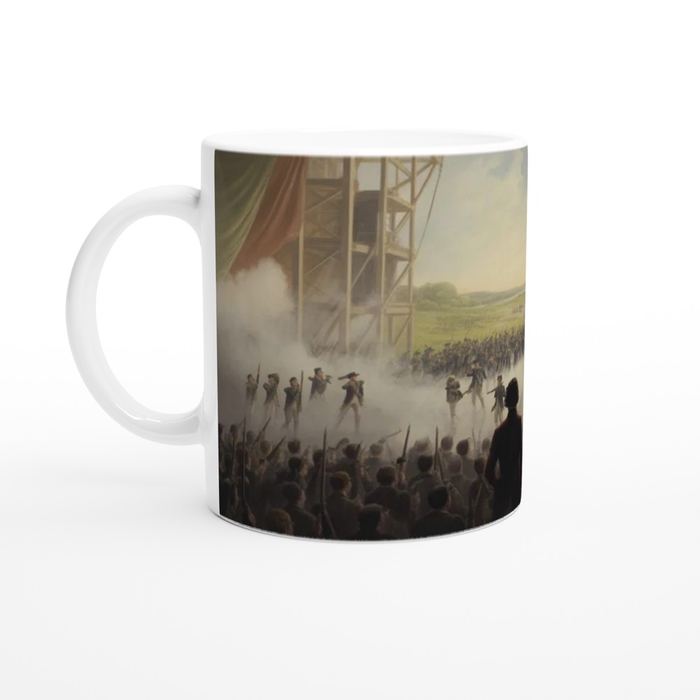 Revolutionary War Battle Theatre Stage Painting — view 10
