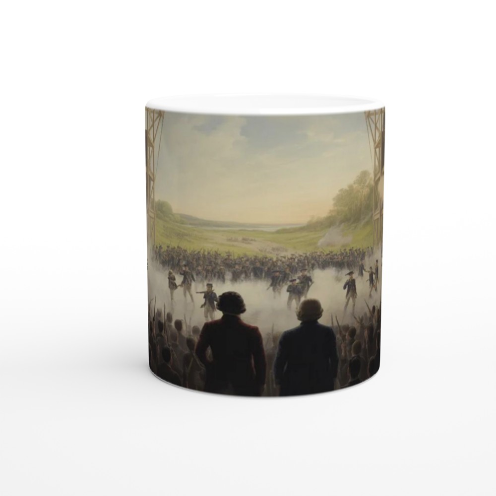 Revolutionary War Battle Theatre Stage Painting — view 11
